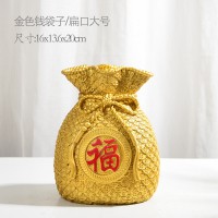 扁口福袋-大号金色